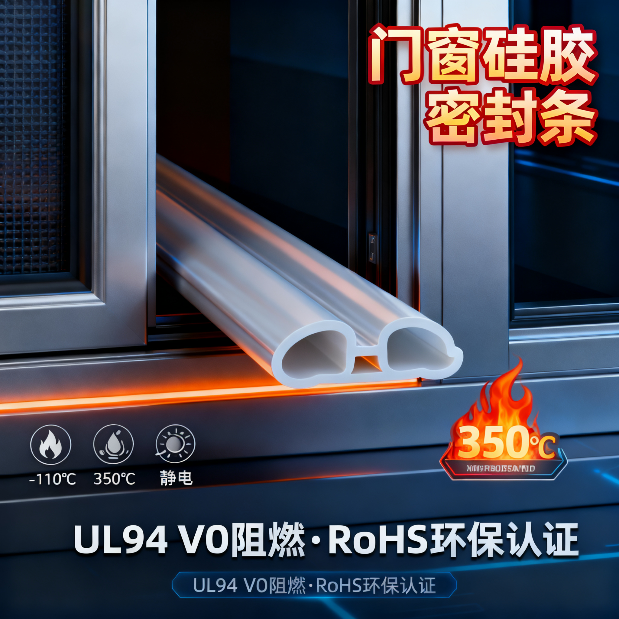 門窗硅膠密封條