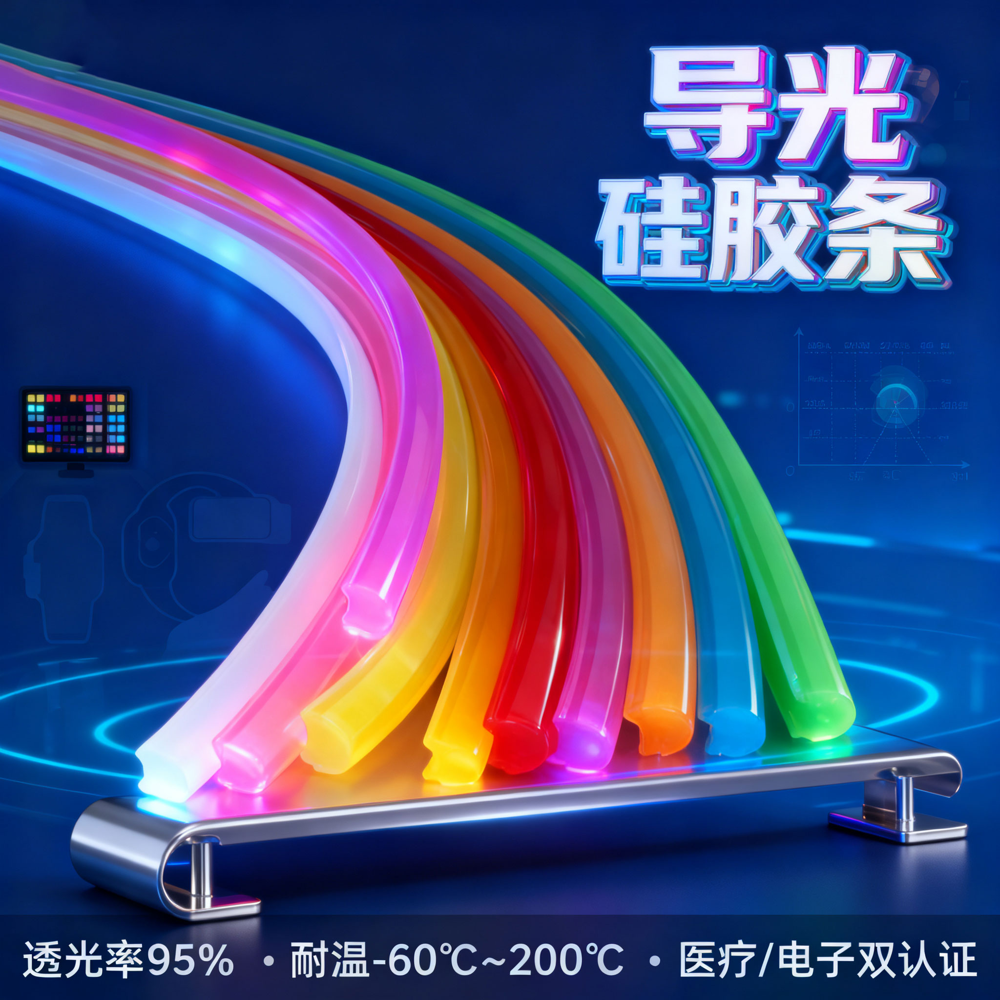 導(dǎo)光硅膠條